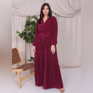 Marilyn faux wrap dress